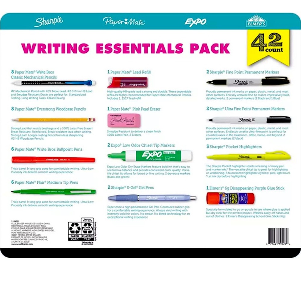 🆕Writing Essential Pack! 42 items! - Picture 2 of 2